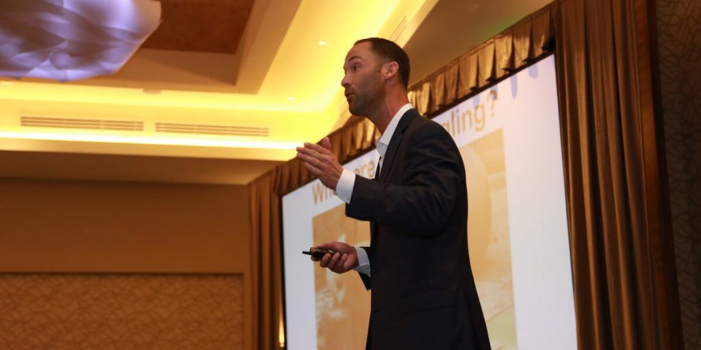 Increase Sales 1 public speaker template video img bg